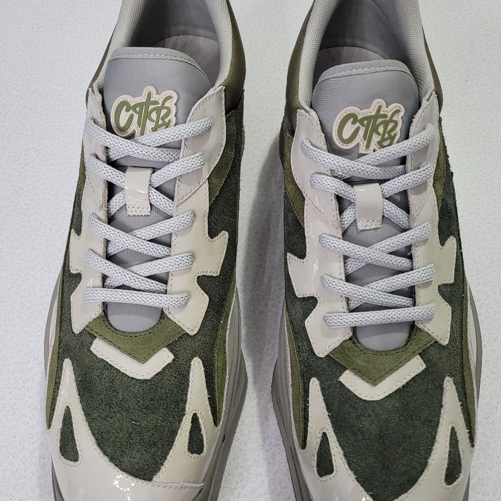 New CTB Create The Brand DuSable Grey Sage Sneaker Shoes Sz 15 - Picture 2 of 11